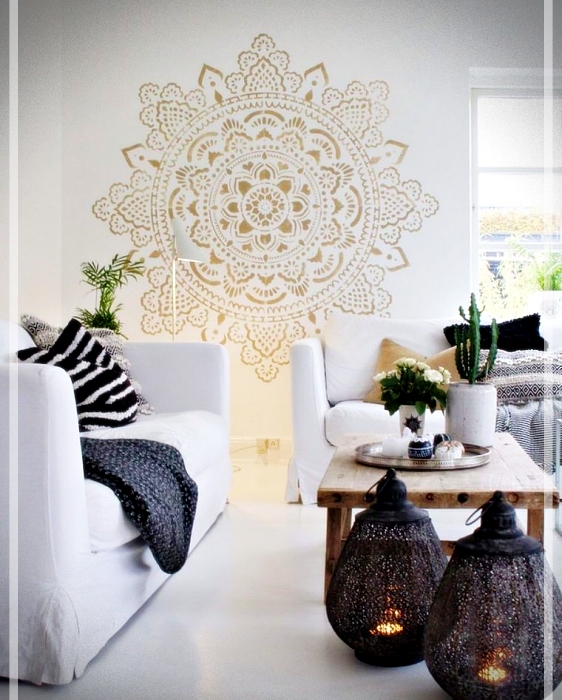 decoración con mandalas