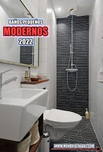 baños pequeños modernos 2022